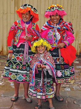 Peru népviselet