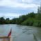 A Mosoni-Duna folyó a Kálnokszegi dülő melletti szakaszon, Máriakálnok 2017. július 25 .-én 3