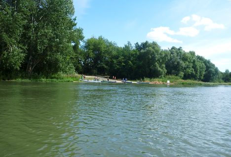 A Mosoni-Duna folyó Magyarkimle melletti szakaszon, Kimle 2017. július 26.-án 6