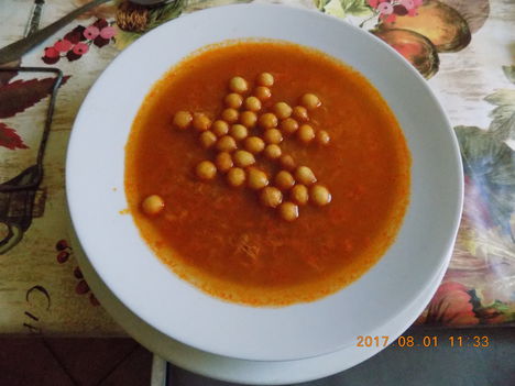 Tojásos leves leves gyönggyel.