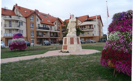 Árpád vezér szobra, Rajka 2017. szeptember 03.-án 2