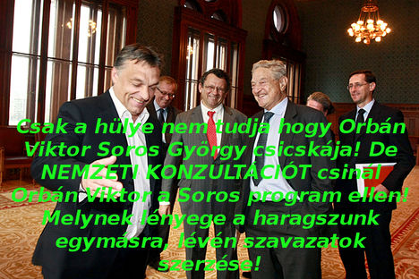 Orbán Viktor Soros csicska