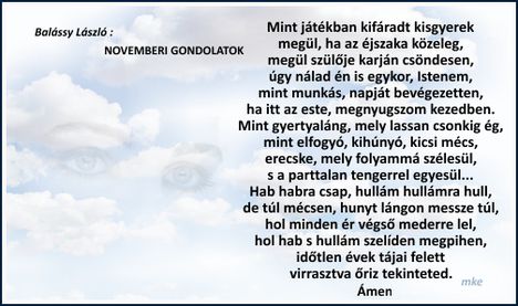 Novemberi gondolatok