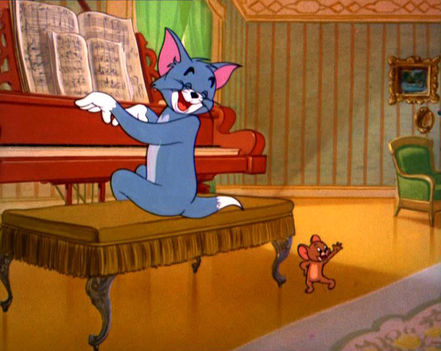 Tom és Jerry pianino