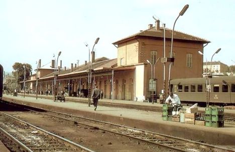 Déli pályaudvar - A maradék épület utolsó állapotában 1975 körül