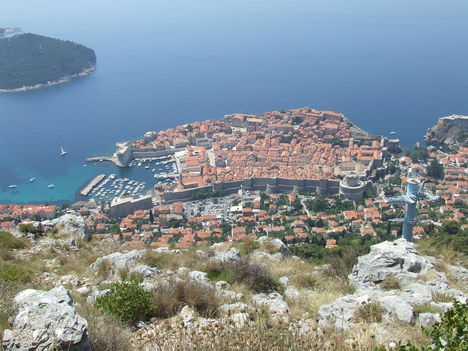 Dubrovnik a magasból