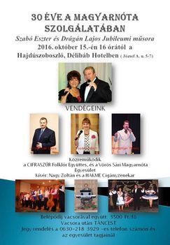 30 éve a magyarnóta szolgálatában okt. 15