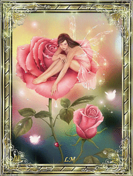 Angyal ül a rózsa szírmán