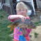 Szandra lányom a kis horgász