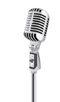 Retro mikrofon