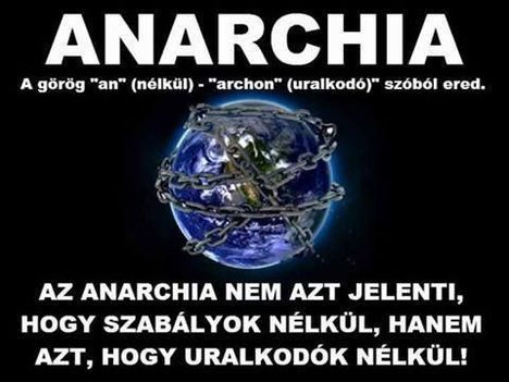 Az anarchia jelentése!