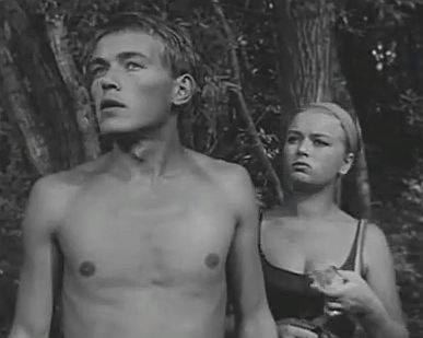 Kozák András(Luja) Moór Marian(Böbe) a Sodrásban című filmben (1964)