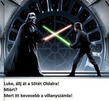 Sötét oldal!