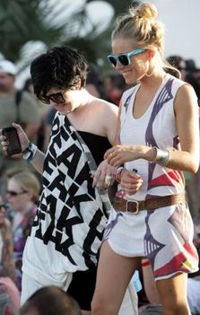 Sienna Miller és Kelly Osbourne, Coachella Festival