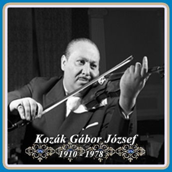 KOZÁK GÁBOR JÓZSEF 1910 - 1978