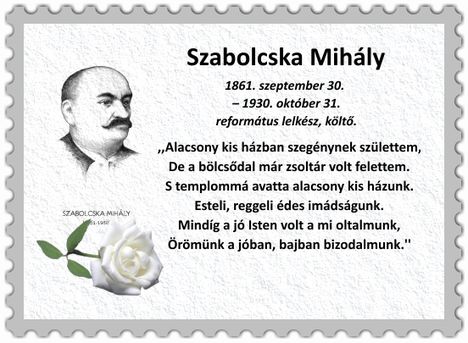 87 éve,1930. 10. 31.Meghalt Szabolcska Mihály