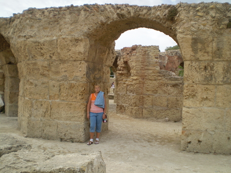 Karthago romjainál