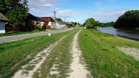 Mosoni-Duna a Mecsér község belterülete melletti szakaszon, 2016. augusztus 03.-án 4