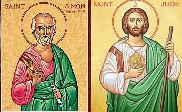 Október 28Szent Simon és Júdás Tádé apostol.