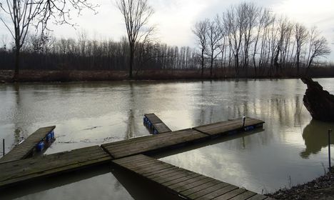 Mosonmagyaróvár, Mosoni-Duna az Itatói strandnál 2017. január  09.-én 3