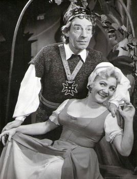 Latabár Kálmán és Zentai Anna a Boccacio c. operettben