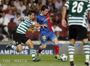 Messi a labdával