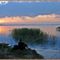 Balaton naplementéje, horgászokkal. 4