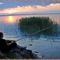Balaton naplementéje, horgászokkal. 5