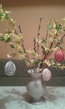 Horgolt húsvéti tojások