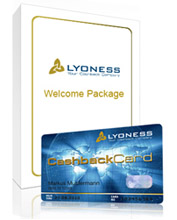 A regisztráció után: Személyre szóló Üdvözlőcsomagja és Cashback Card-ja