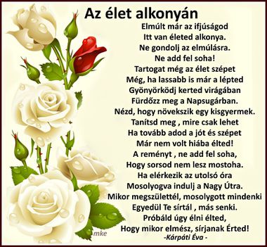 Az élet alkonyán