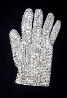 mj swarovski kristály kesztyűje