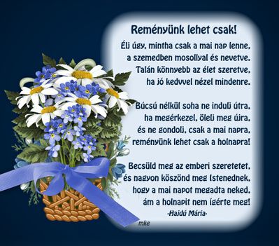 Reményünk lehet csak