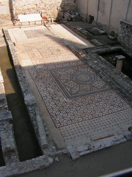 római mozaik.