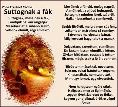 Suttognak a fák