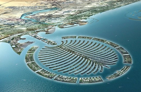 Dubai pálma sziget projekt