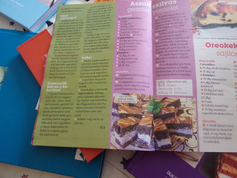Ez egy másik újság amiben a receptem van Üzletekben kapható