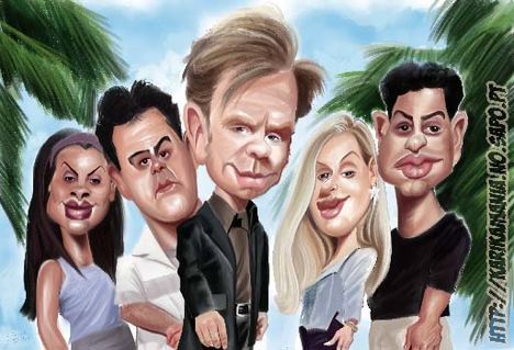 CSI_Miami_cast_Caricature_by_nelsonsantos_www.kepfeltoltes