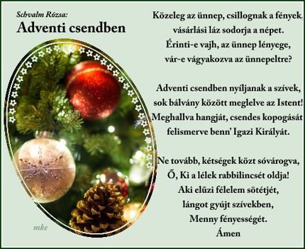 Adventi csendben