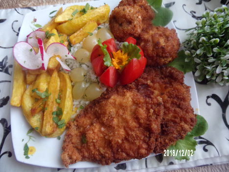 Rántott  gomba Rántott szelet pankó morzsában sütve