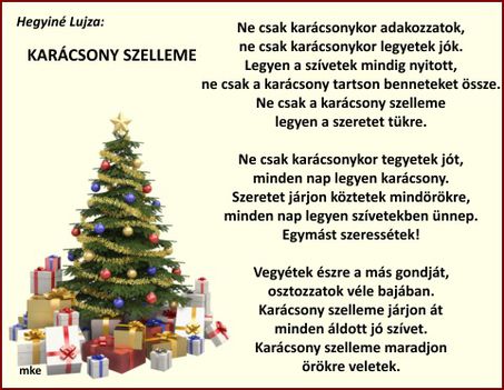 KARÁCSONY SZELLEME