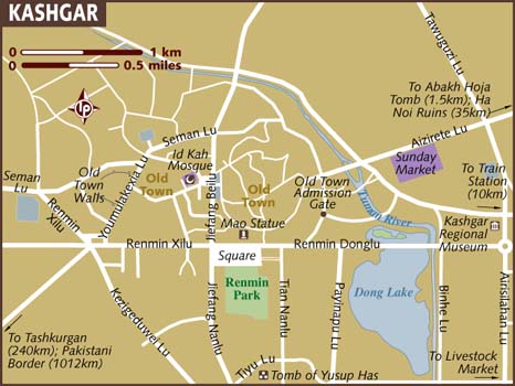 kashgar térképe