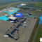 A Ferihegyi repülőtér 2024-ben - oldalnézet (terv)