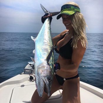 Tengeri horgászat Florida Marissa Everhart barakuda