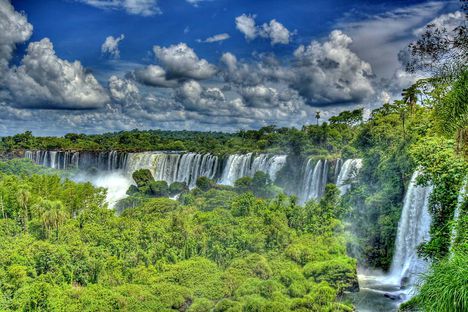 The Iguazu Waterfalls Brazil-Argentina