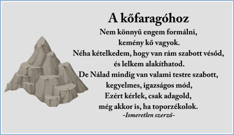 A kőfaragóhoz.