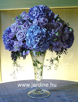 Jardine kék asztalközép