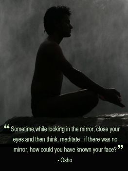 „Néha, amikor tükörbe nézel, csukd be a szemed, és...