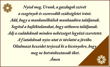 Nyisd meg, Urunk, a gazdagok szívét