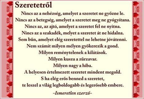 Szeretetről